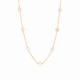 Mother of Pearl Valencia Delicate Station Necklace