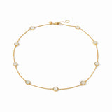 Mother of Pearl Valencia Delicate Station Necklace