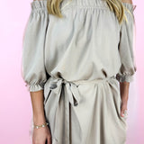 Veranda Latte Dress