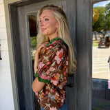 Veronica Print Blouse