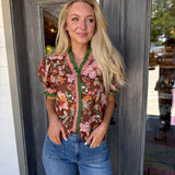 Veronica Print Blouse