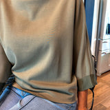 Washed Olive Blouse