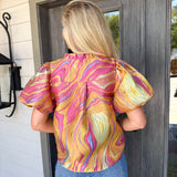 Watercolor Blouse