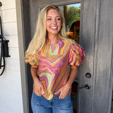 Watercolor Blouse