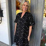 Zoe Sparkle Mini Dress