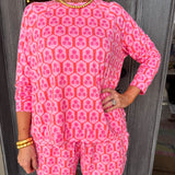 Annie Rosette Charm Short Set