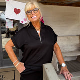 Black Astrid Skort Set