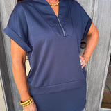 Navy Astrid Skort Set