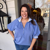 Channa Zip Top - Curvy