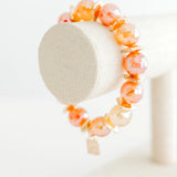 1x1 Faceted Fire Quartz Bracelet