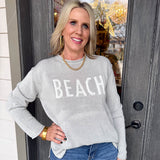 Grey Beach Sweater