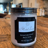 Frosted White Signature Scent Bath Soak Jar