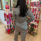 Licorice Striped PJ Set