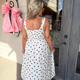 Lucy Polkadot Midi Dress