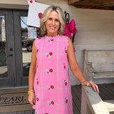 Meadow Scalloped Mini Dress