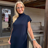 Navy Parsons Mini Dress