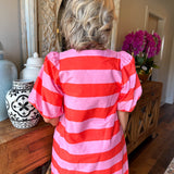 Pamela Stripe Mini Dress