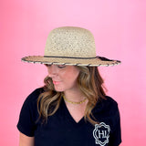 Black Seaside Sun Hat