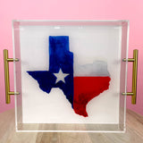 Texas Outline Acrylic Tray