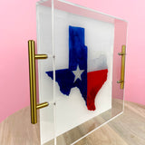 Texas Outline Acrylic Tray