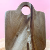 Acacia Wood Cheese Board with Handle