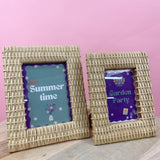 Small Criss Cross Weave Photo Frame