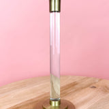 Large Resin + Brass Candlestick