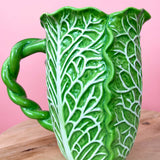 Green Cabbage Pitcher