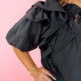 Belle Ruffle Detail Top