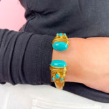 Turquoise Cannes Cuff