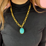 Turquoise Ivy Statement Necklace