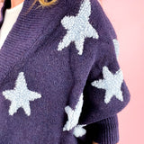 Navy Cape Star Sweater