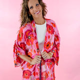 Poppy Long Kimono