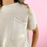 Jasmine Oatmeal Sweater Vest