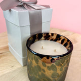 Ascension Bee's Knee's 2-Wick Brown Tortoise Candle