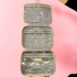 Champagne Maggie Hanging Toiletry Case