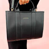 Black Manhattan Tote Bag