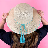 Blue Seaside Sun Hat