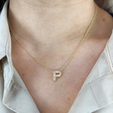 Lala Gold Initial Necklace