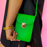 Apple Green Fontaine Phone Bag