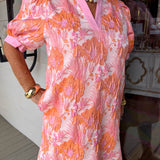 Sammy Peach Mini Dress