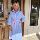 Wedgewood Libby Stripe Dress